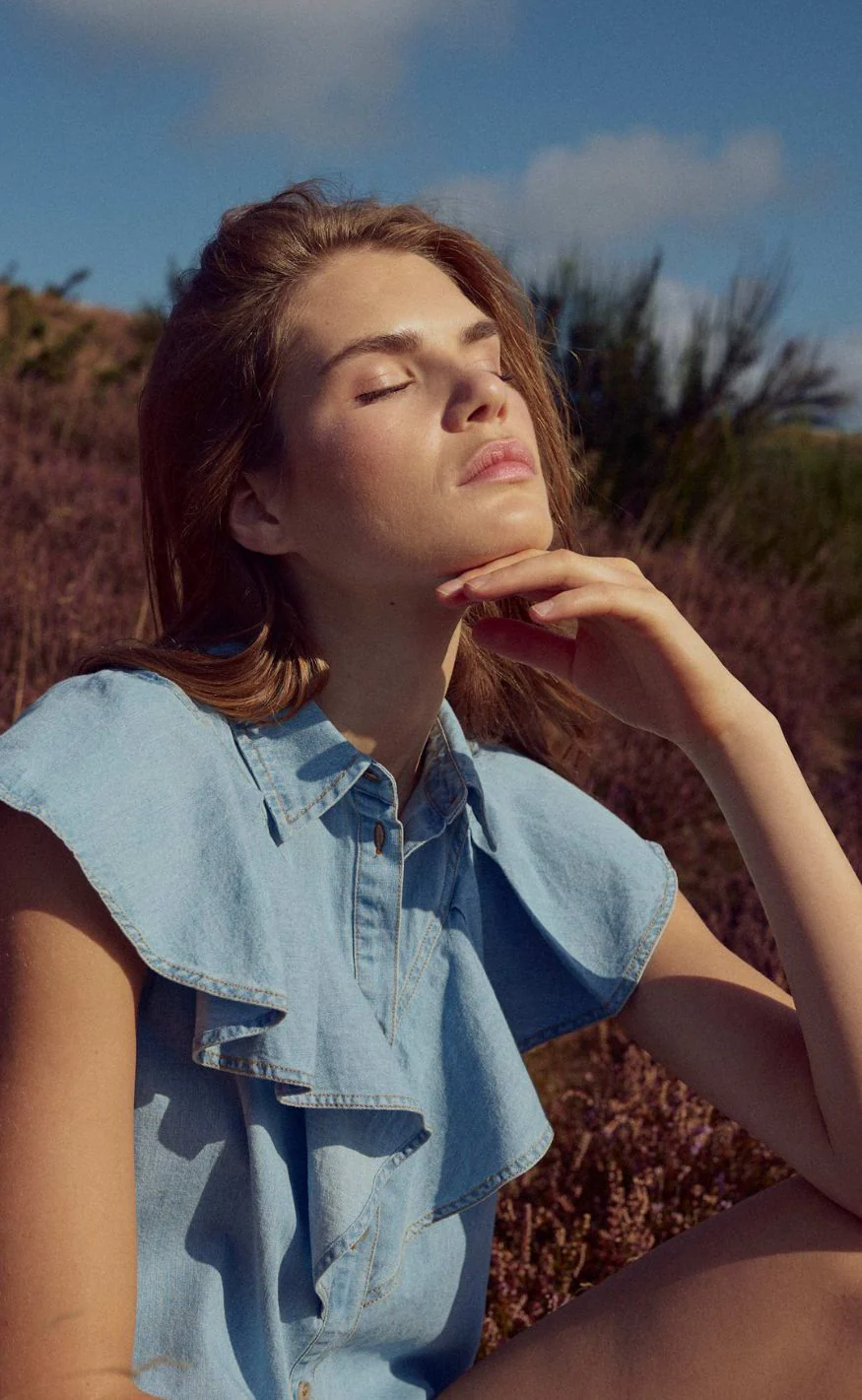 Noella Skjorte - Micaela SS - Light Wash - Image 3