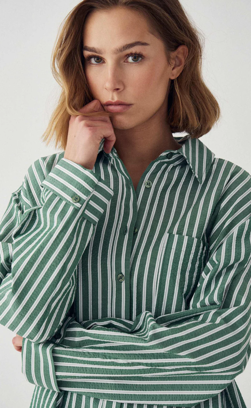 Noella Skjrote - Marlon - Drayton Green Stripe - Image 7