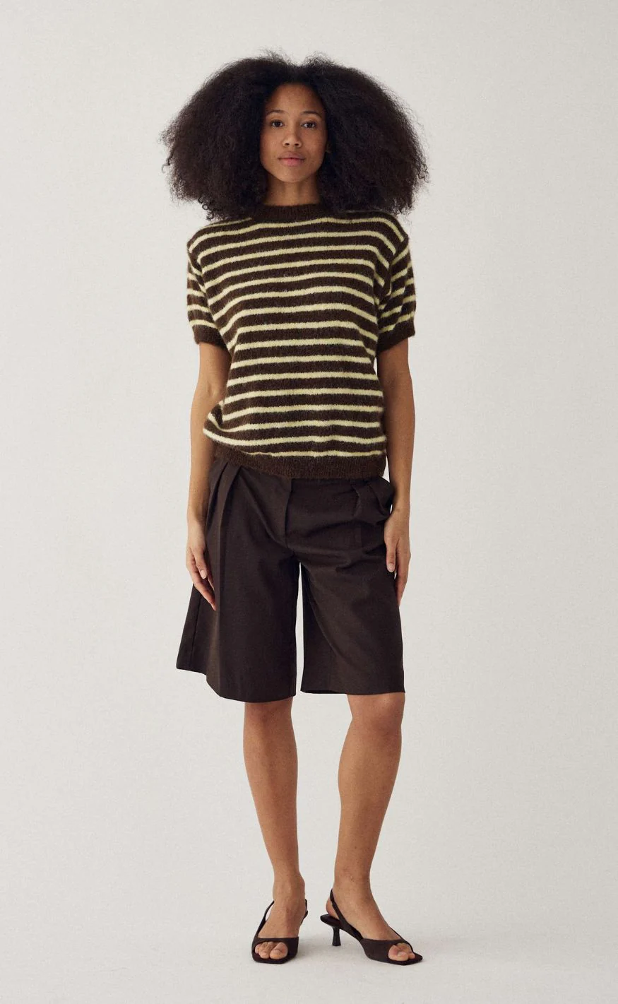 Noella Strik - Monikah - Brown Yellow Stripe - Image 3