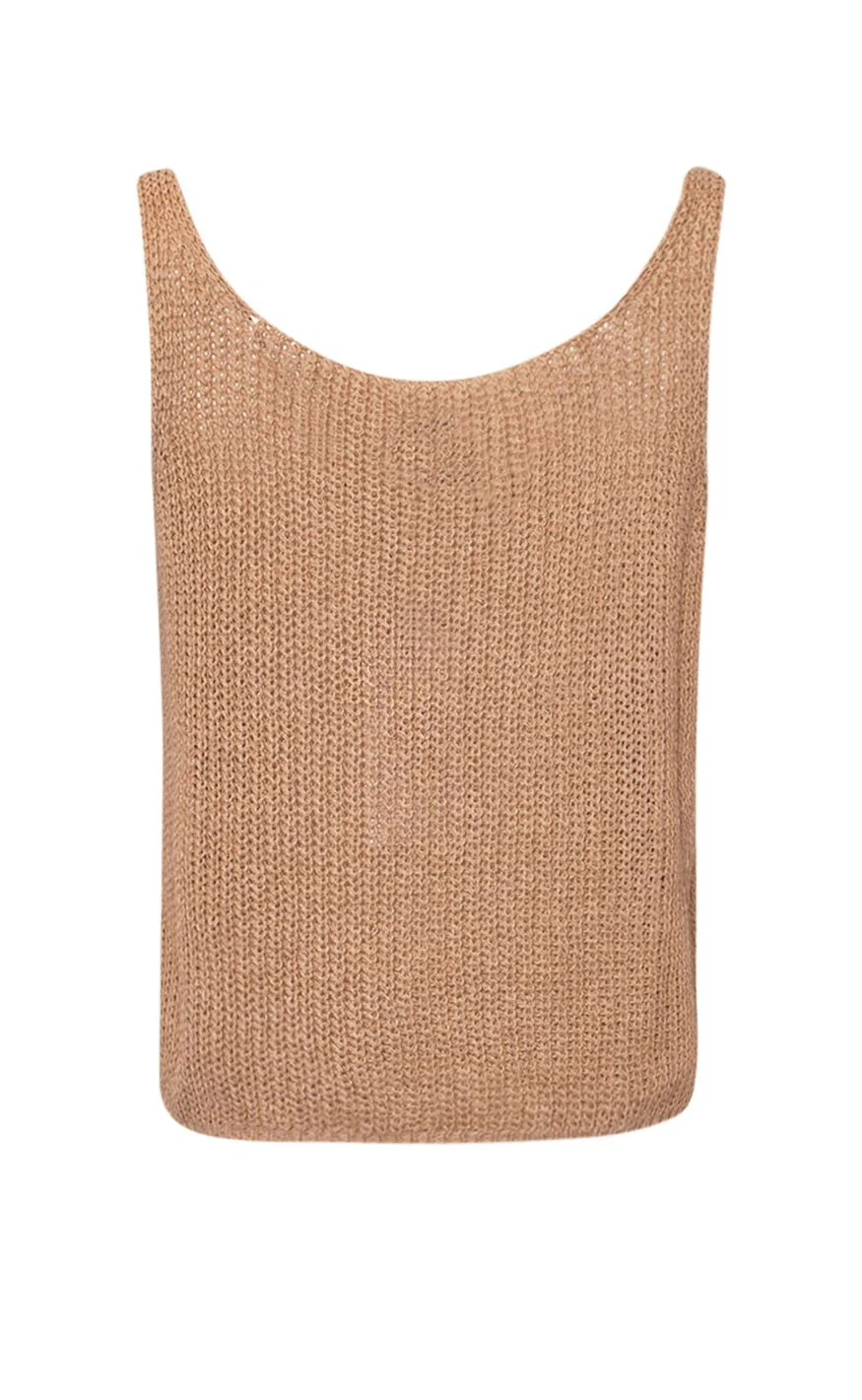 Noella Top - Louisa - Oyster Melange - Image 4