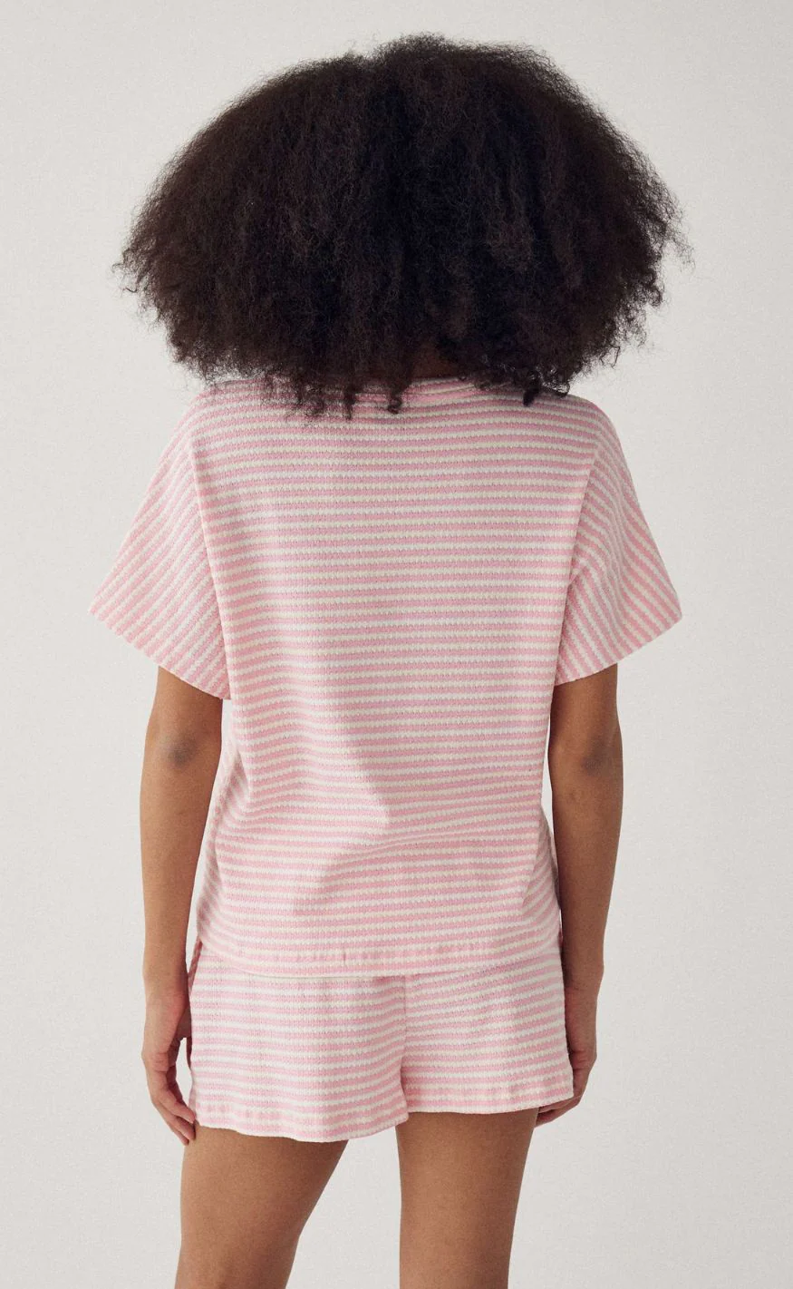Noella Top - Maleah - Danni Blush Stripe - Image 3