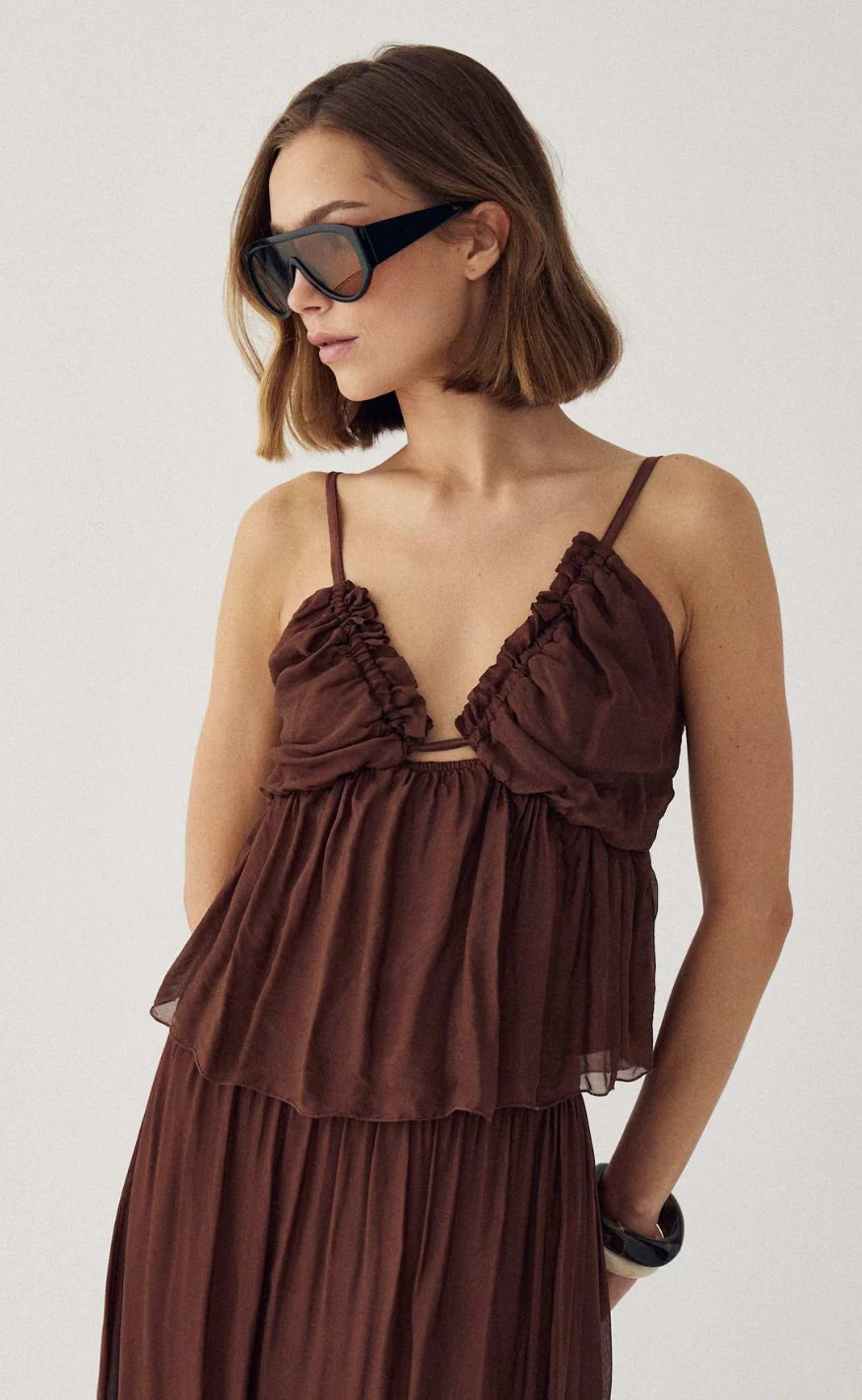 Noella Top - Moira - Chocolate - Image 4