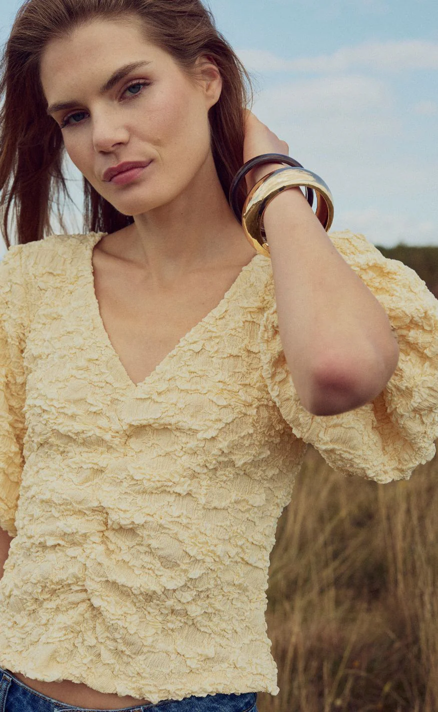 Noella Top - Mykah - Butter Yellow - Image 3