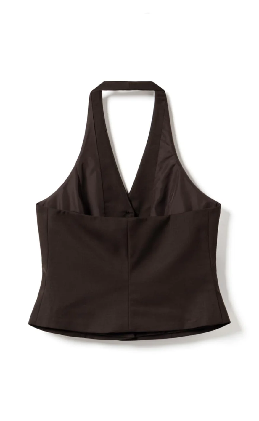 Noella Vest - Martina - Chocolate - Image 3