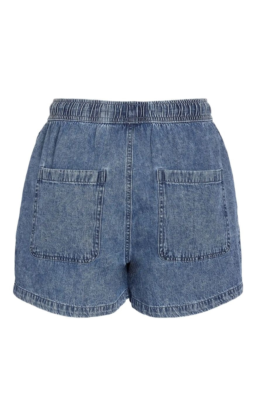 Noisy May Shorts - Enza - Medium Blue Denim - Image 5