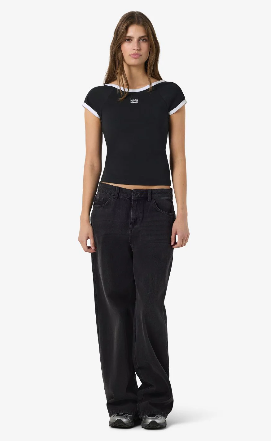 Noisy May T-shirt - Twin - Black/White Contrast - Image 5