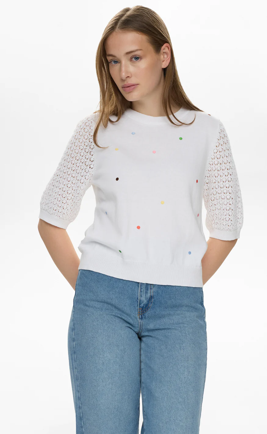 Nümph Pullover - Lulo - Cloud Dancer - Image 2