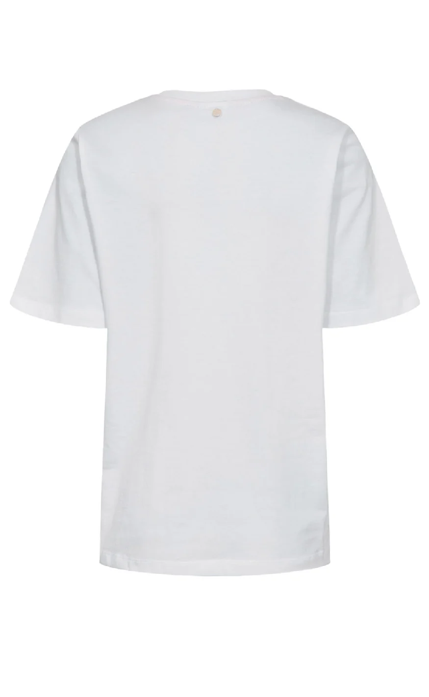 Nümph T-shirt - Tide - Bright White - Image 2