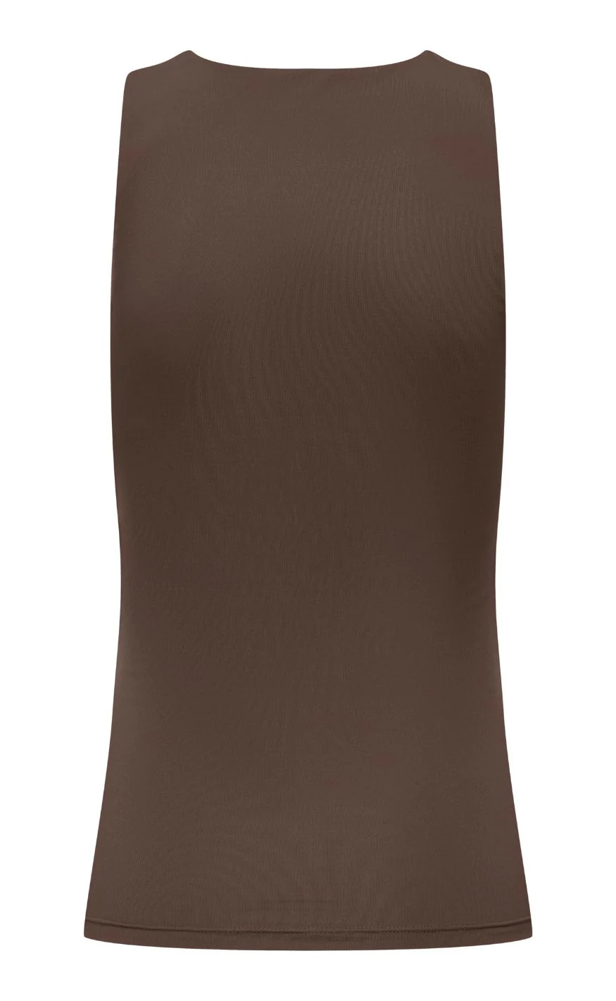 ONLY Top - Lea 2 Ways - Chocolate Martini - Image 3