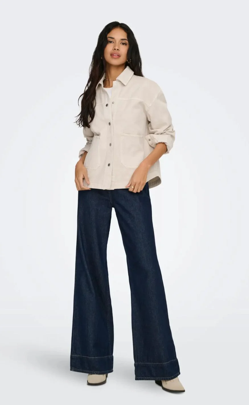ONLY Jakke - Lara Twill - Silver Mink - Image 6