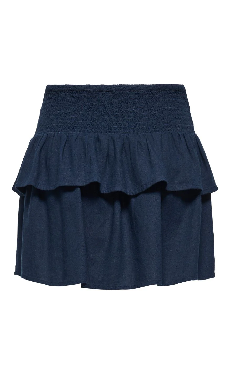 ONLY Nederdel - Goal Linen - Navy Blazer - Image 3