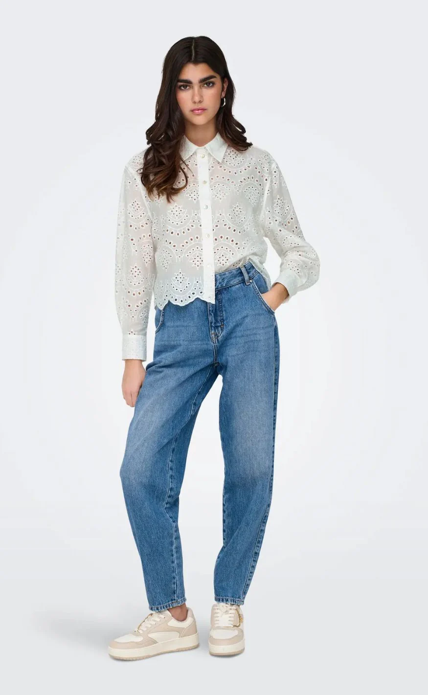 ONLY Skjorte - Alais - Cloud Dancer - Image 3