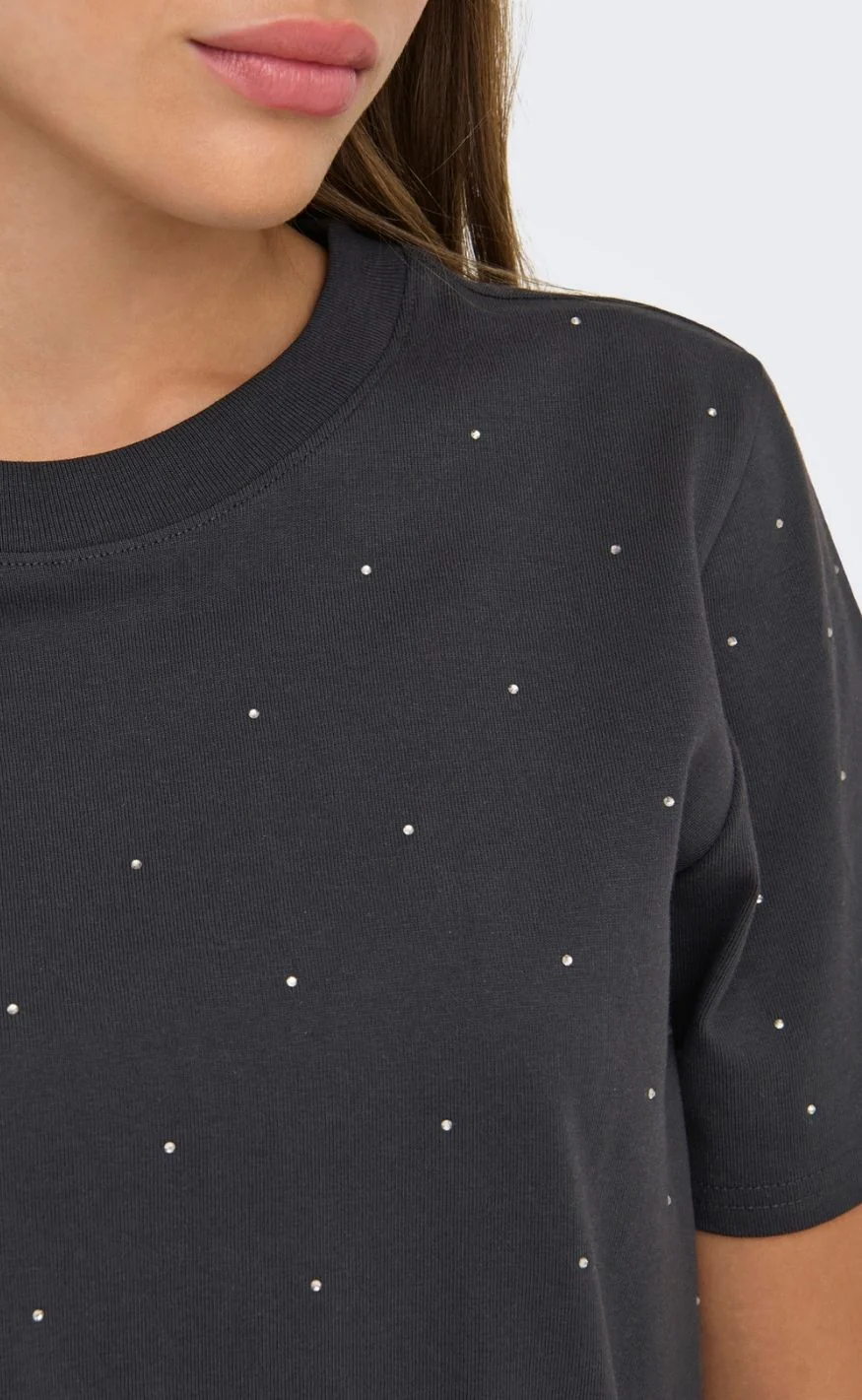 ONLY T-shirt - Monja Studs - Phantom Studs - Image 6