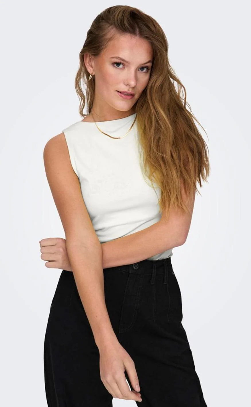 ONLY Top - Lea 2 Ways - Cloud Dancer - Image 2