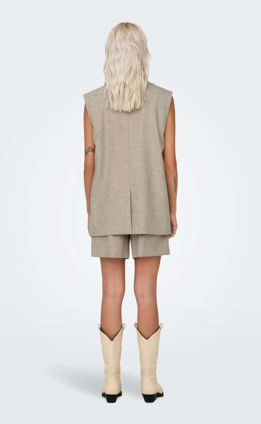 ONLY Vest - Linda - Fungi Melange - Image 4