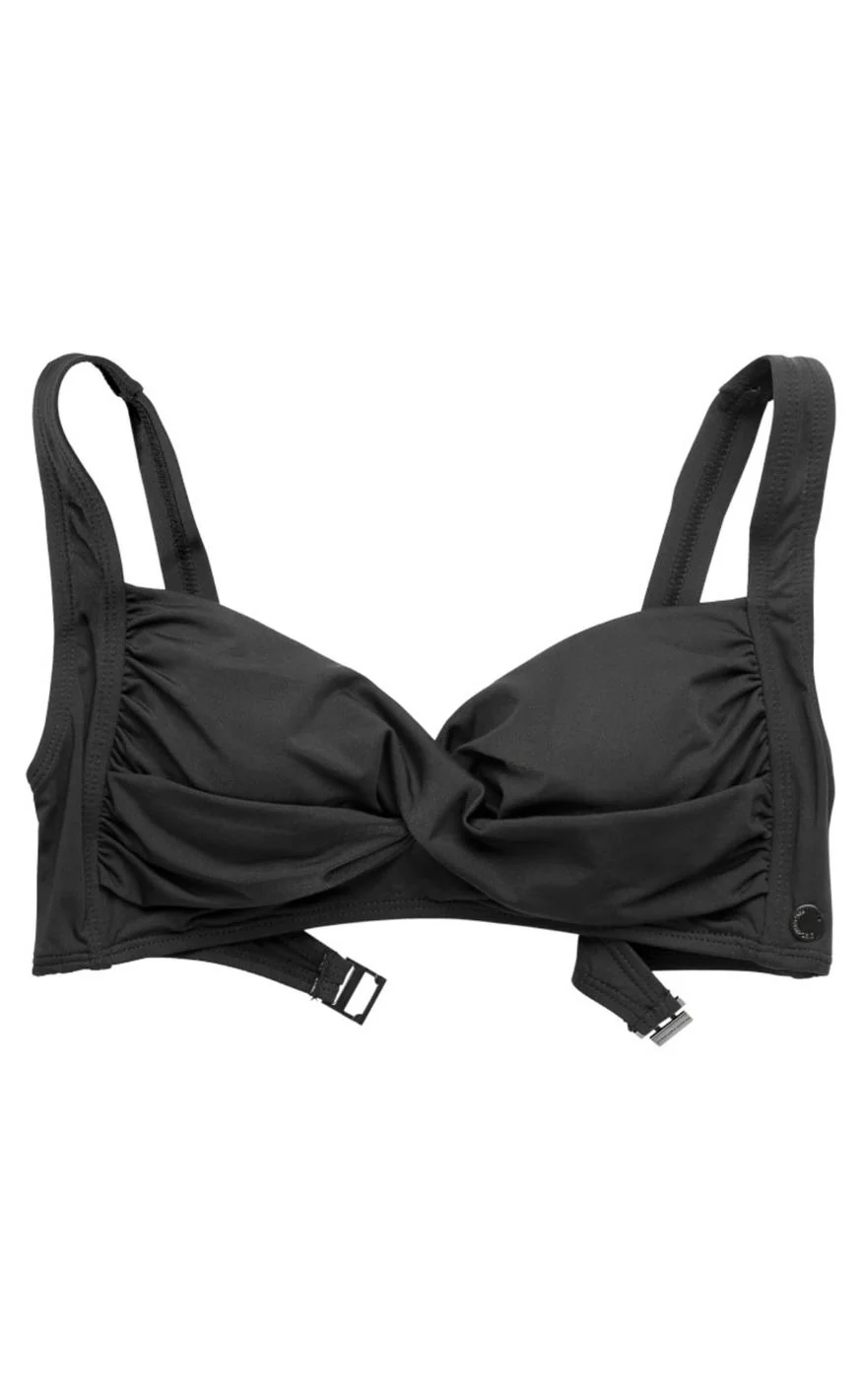 Panos Emporio Bikini Overdel/Top - Medea - Black - Image 2