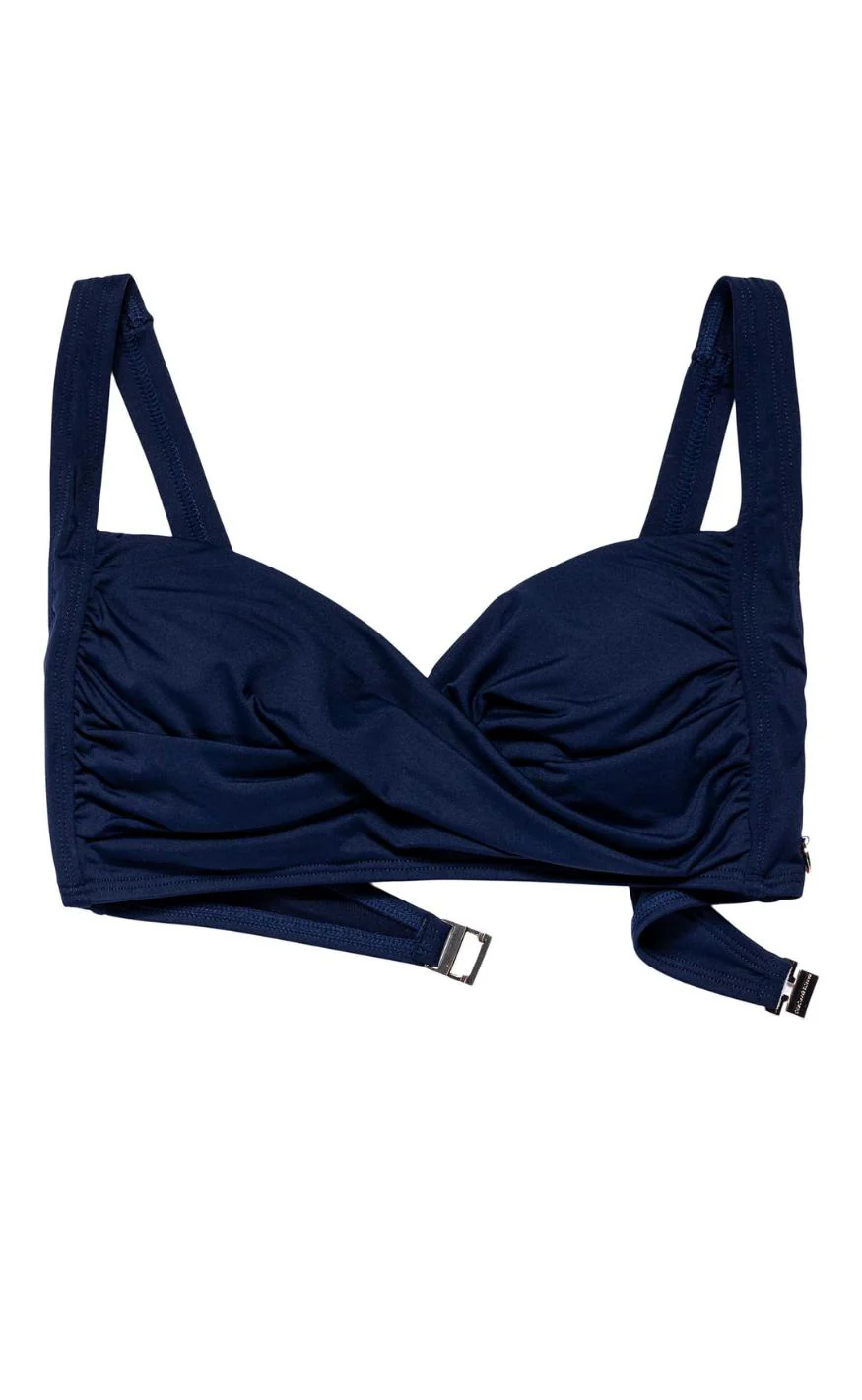 Panos Emporio Bikini Overdel/Top - Medea - Navy - Image 2