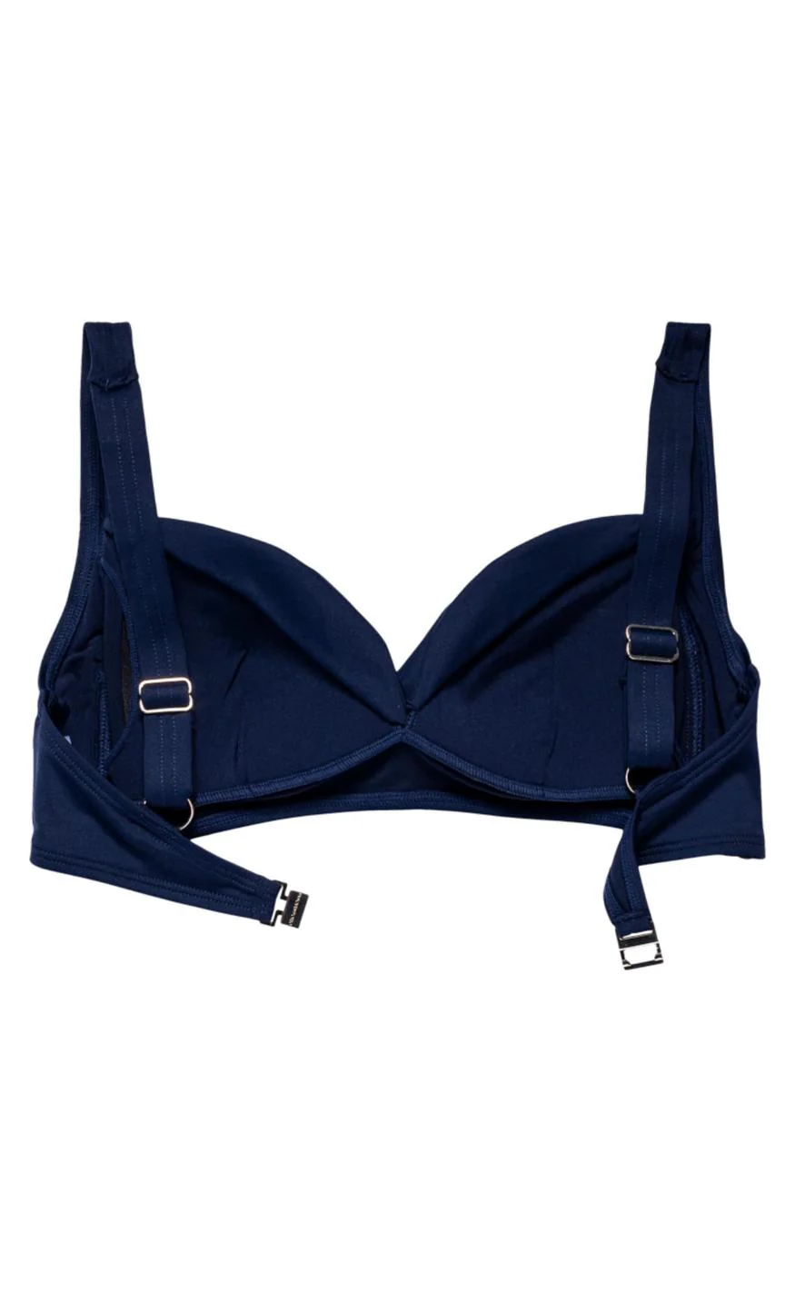 Panos Emporio Bikini Overdel/Top - Medea - Navy - Image 3