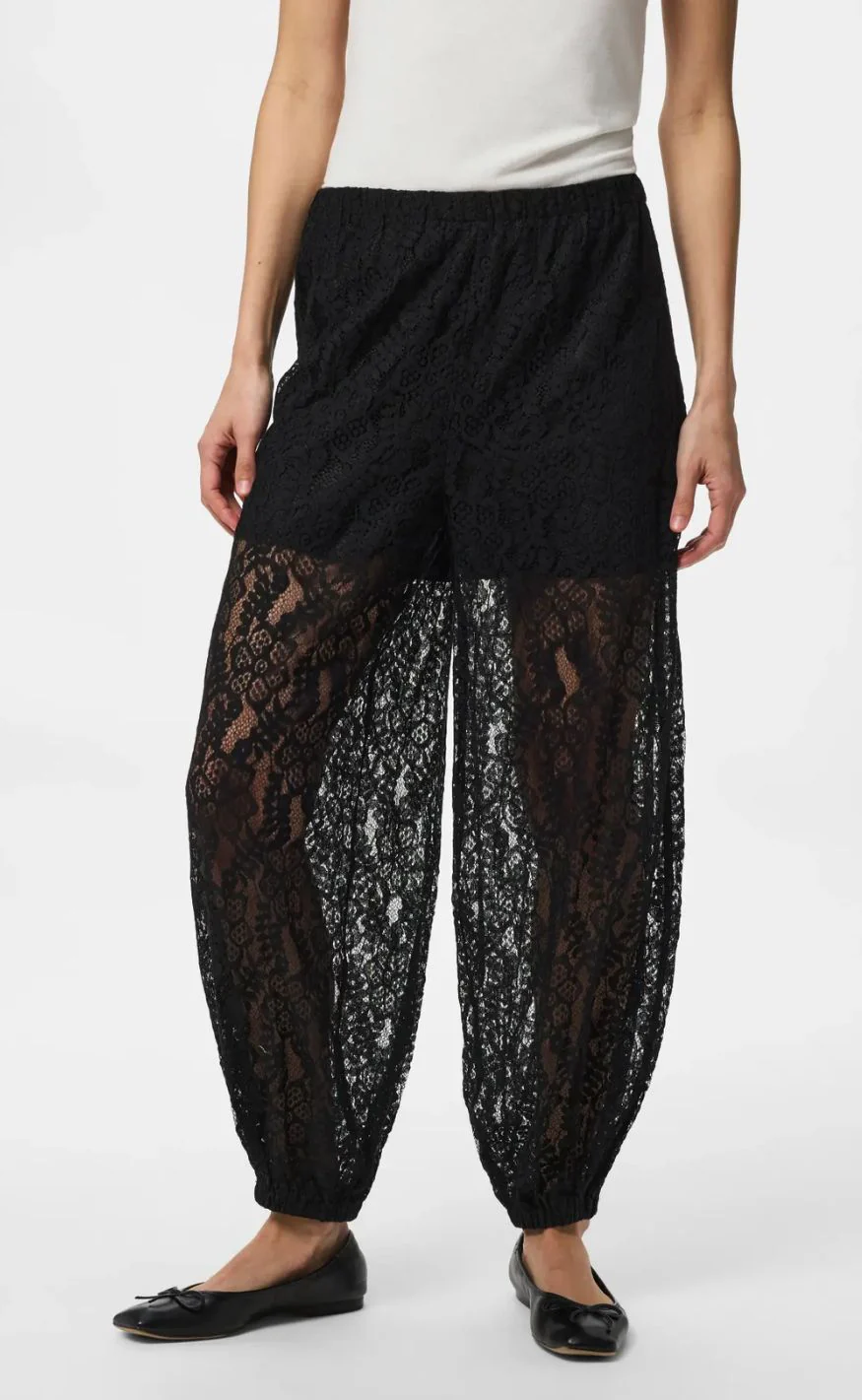 Pieces Bukser - Aline Lace - Black - Image 2