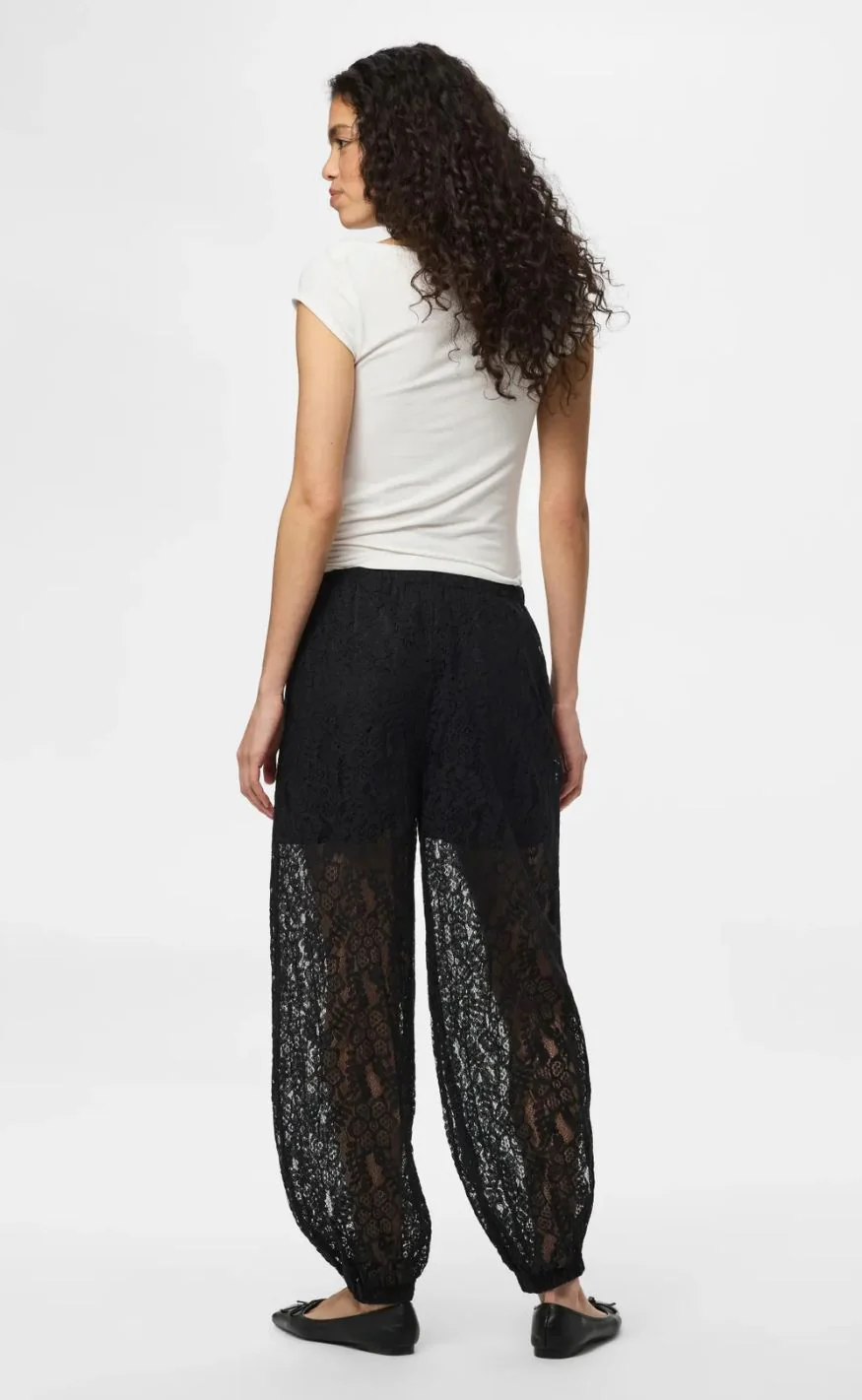 Pieces Bukser - Aline Lace - Black - Image 4