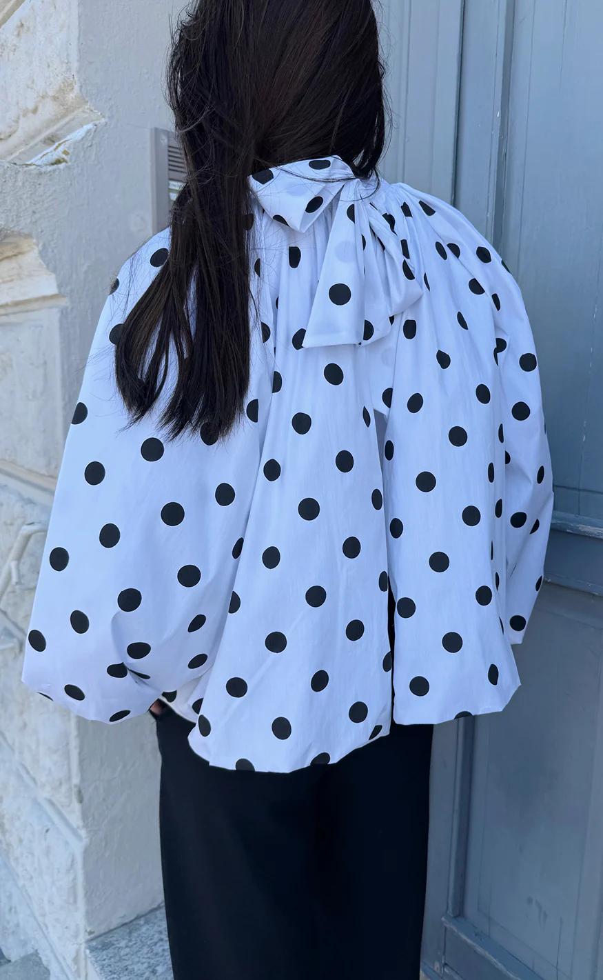 Say INA Copenhagen Bluse - Diana Dot - White W. Black Dots - Image 3
