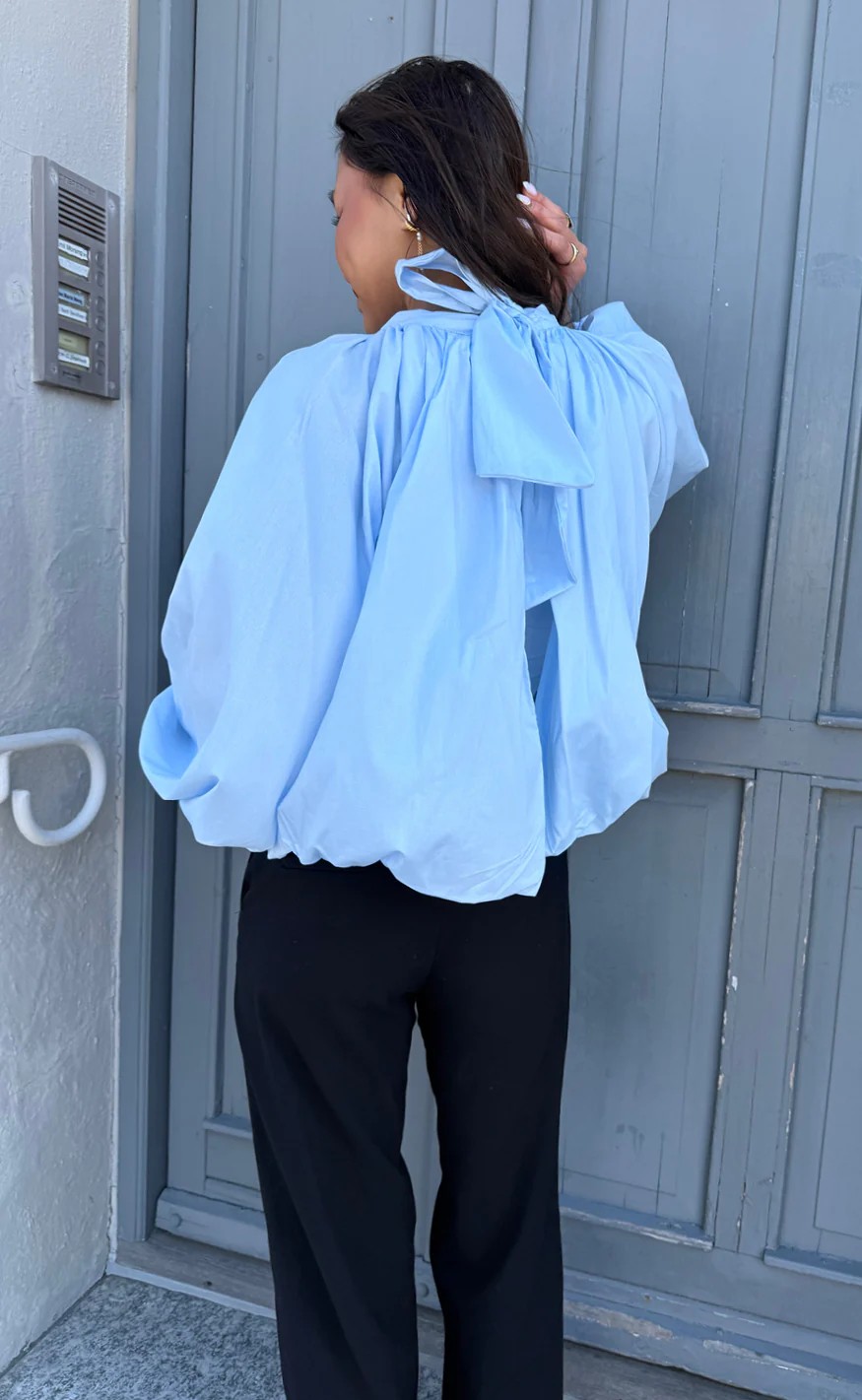 Say INA Copenhagen Bluse - Diana - Light Blue - Image 2