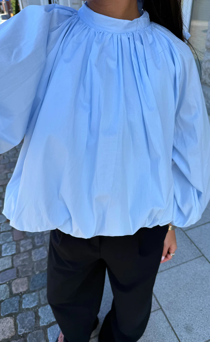 Say INA Copenhagen Bluse - Diana - Light Blue - Image 3
