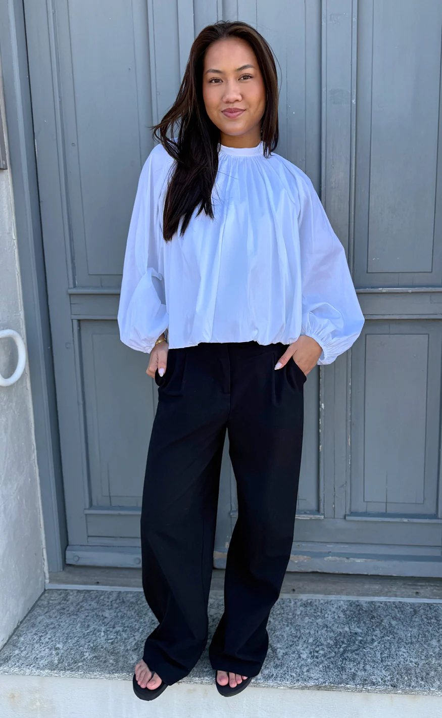 Say INA Copenhagen Bluse - Diana - White - Image 3