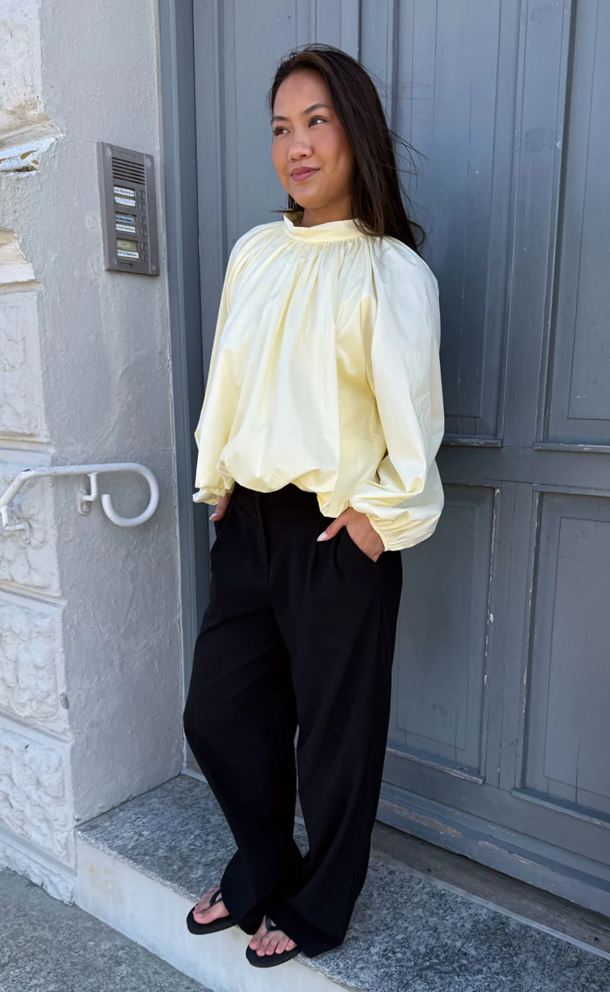 Say INA Copenhagen Bluse - Diana - Yellow - Image 4