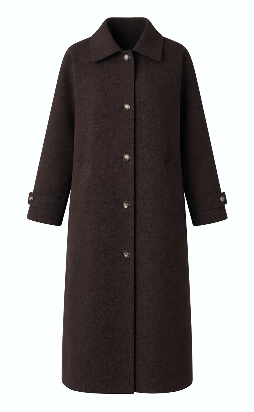 Say INA Copenhagen Frakke - Vienna - Dark Brown - Image 2