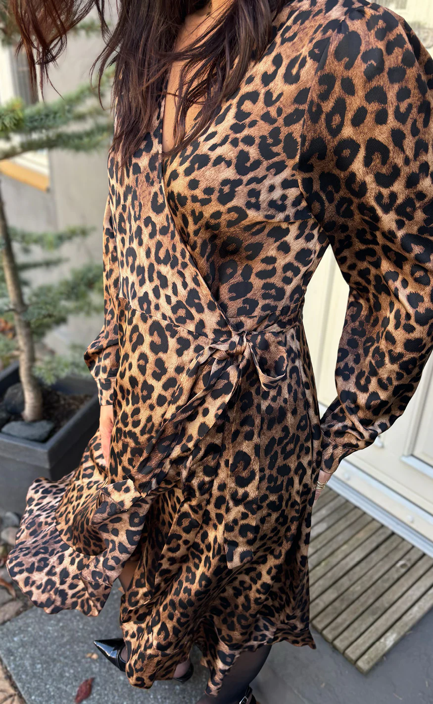 Say INA Copenhagen Kjole - Brina Wrap - Leopard - Image 2