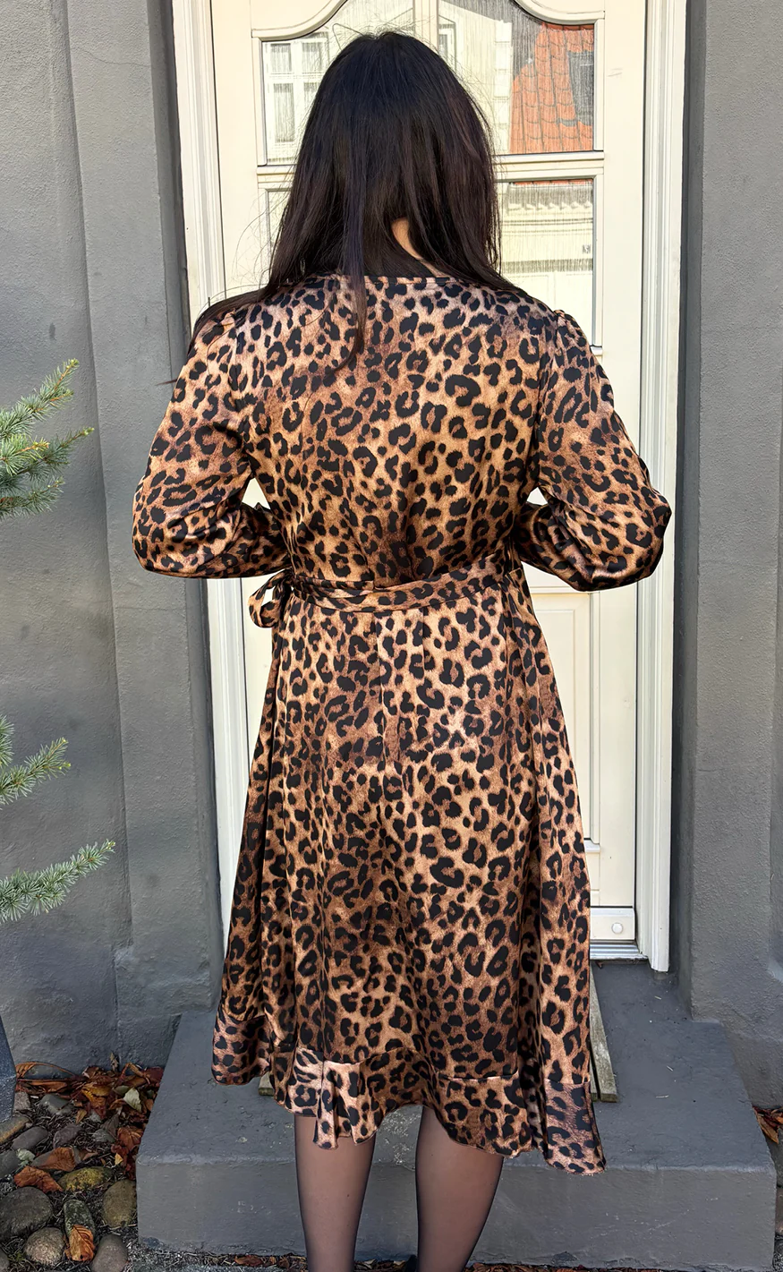 Say INA Copenhagen Kjole - Brina Wrap - Leopard - Image 7