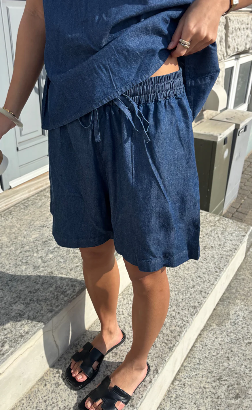 Say INA Copenhagen Shorts - Detia - Denim Blue - Image 2
