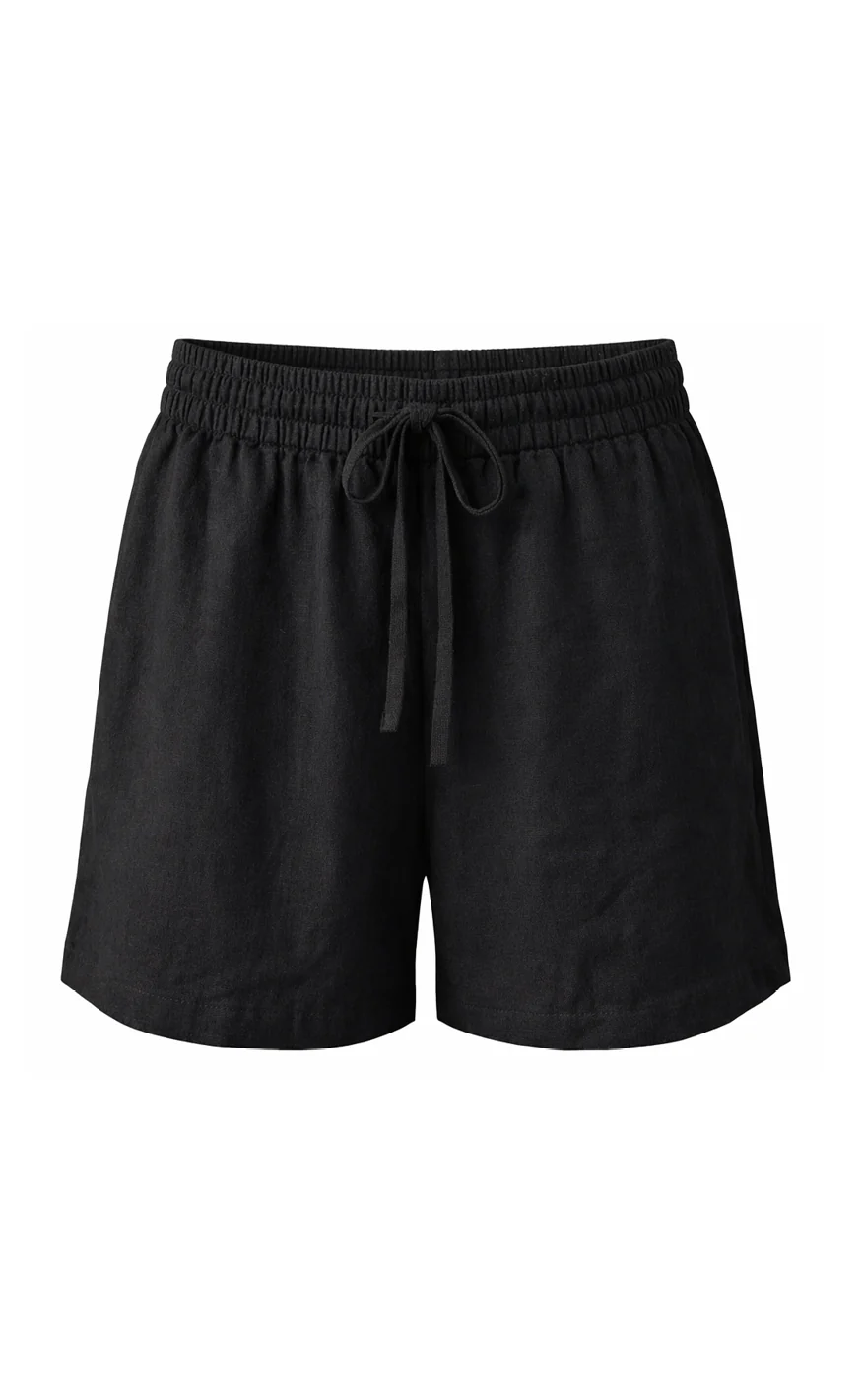 Say INA Copenhagen Shorts - Laura Linen - Black - Image 2