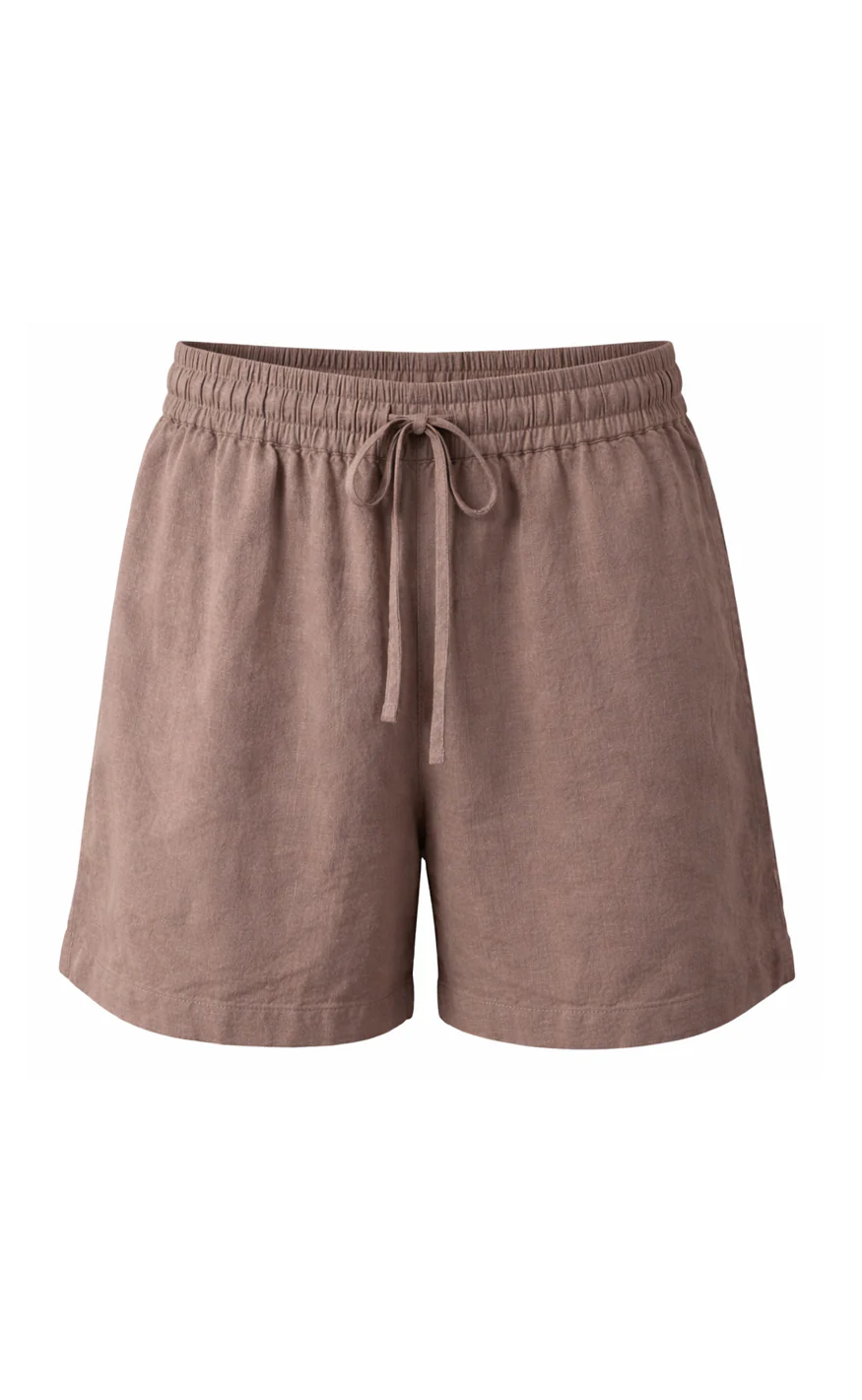 Say INA Copenhagen Shorts - Laura Linen - Brown - Image 3