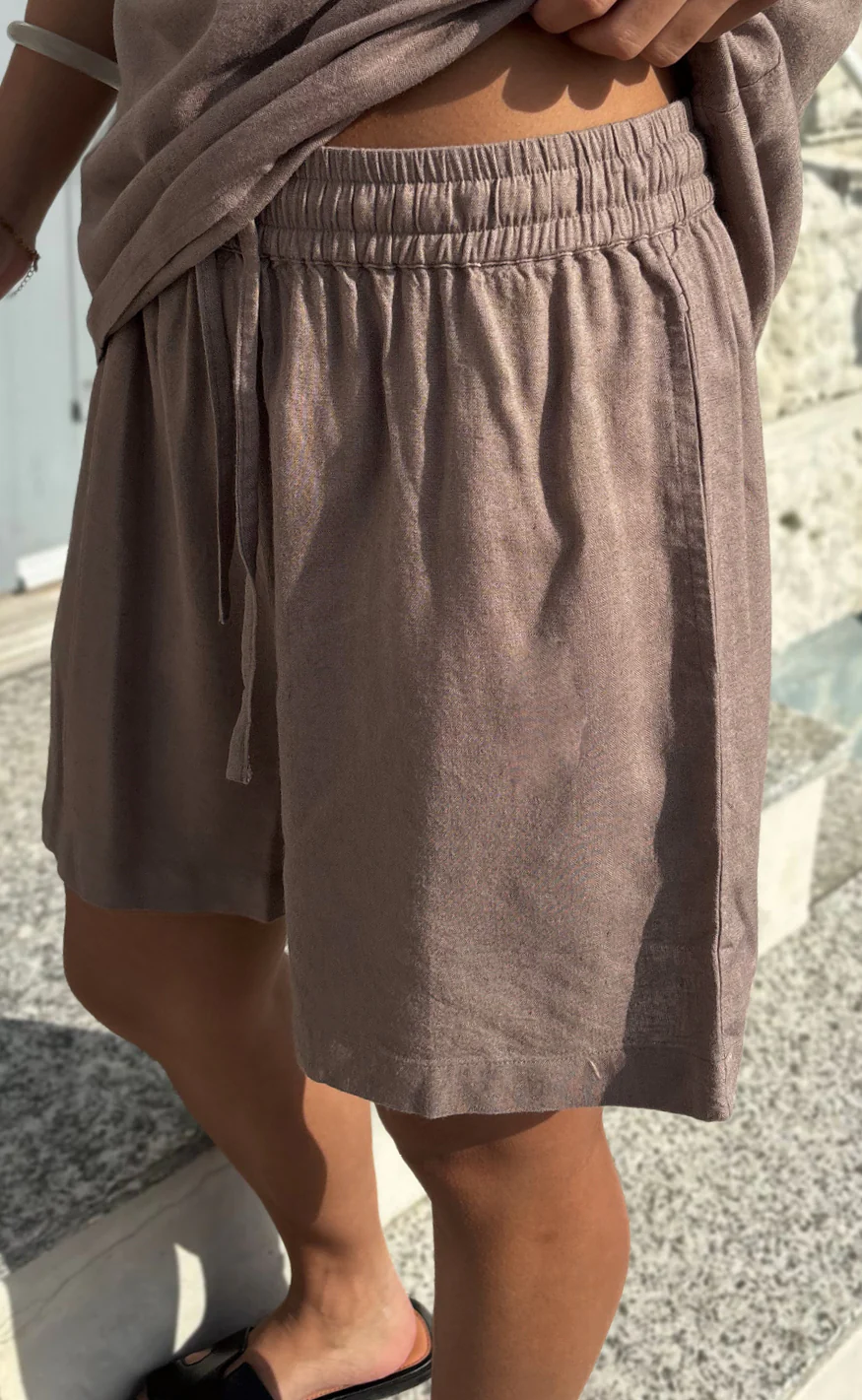 Say INA Copenhagen Shorts - Laura Linen - Brown - Image 8