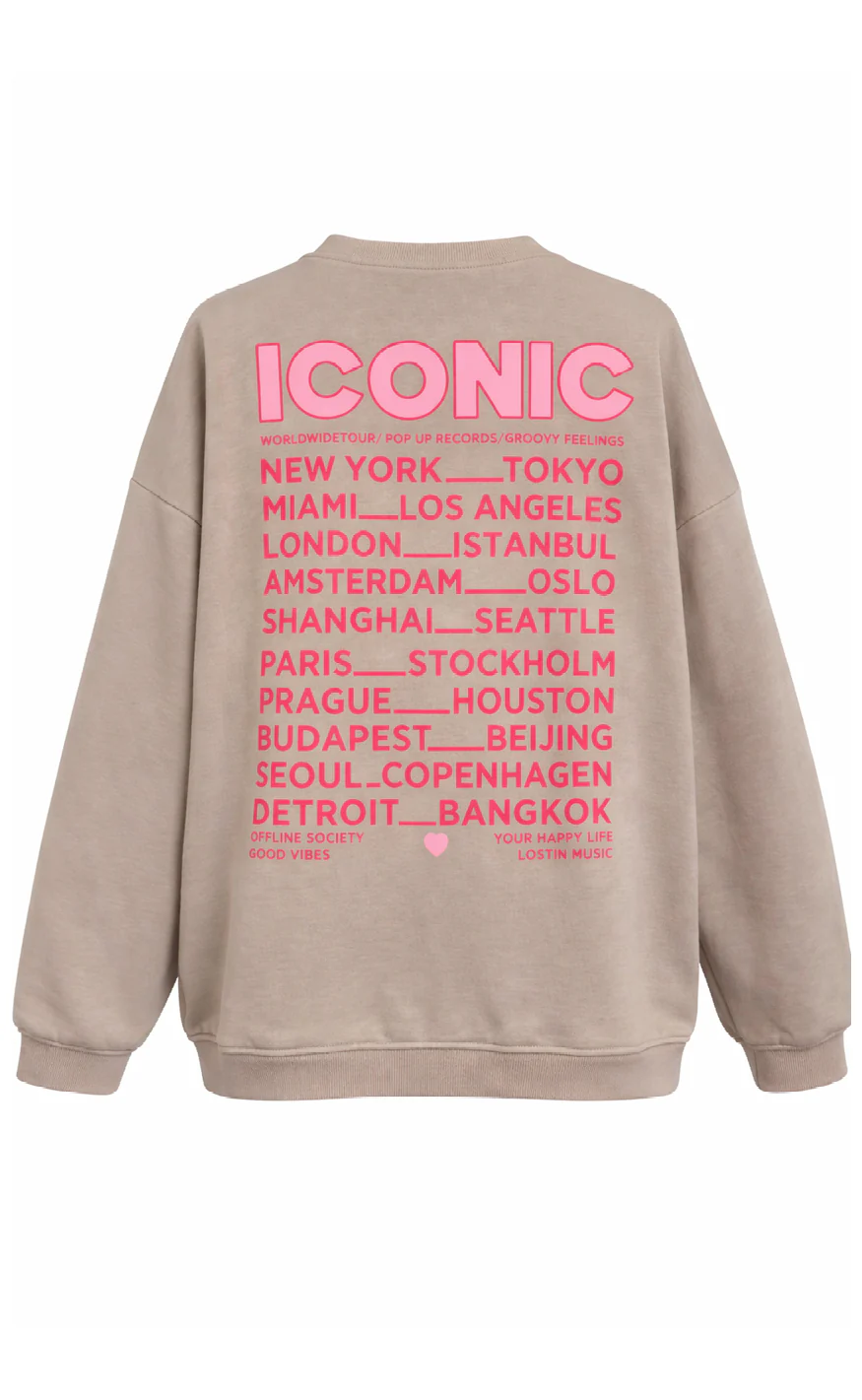 Say INA Copenhagen Sweatshirt - Iconic City - Brown - Image 2