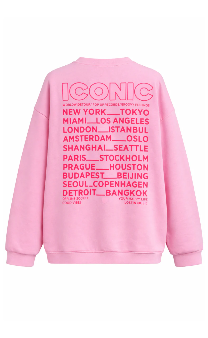 Say INA Copenhagen Sweatshirt - Iconic City - Pink - Image 2