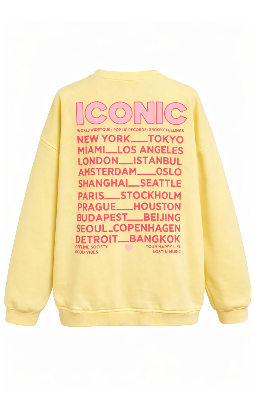 Say INA Copenhagen Sweatshirt - Iconic City - Yellow - Image 2