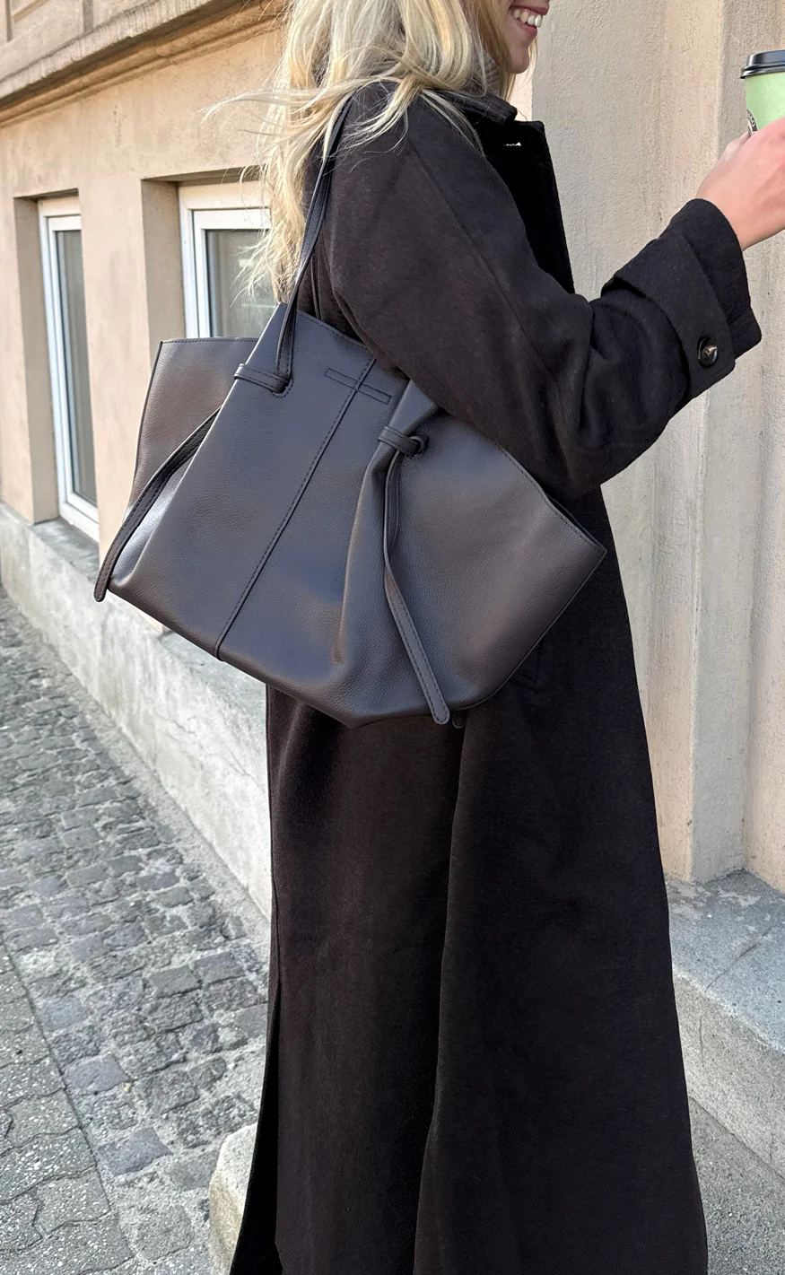 Say INA Copenhagen Taske - Amanda - Dark Brown PU Leather - Image 2