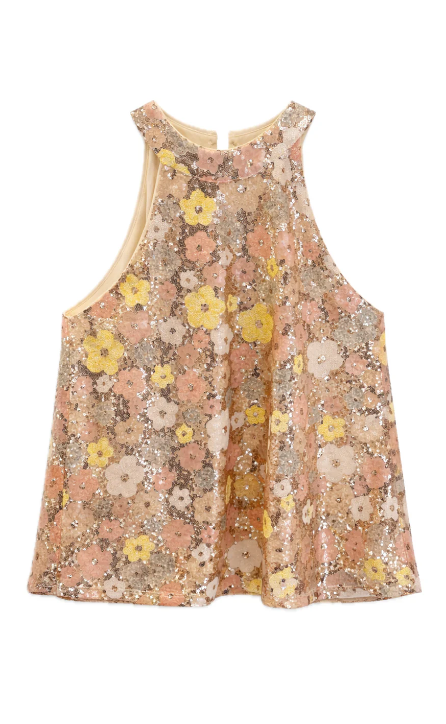 Say INA Copenhagen Top - Ava - Summer Sequin Flowers - Image 8