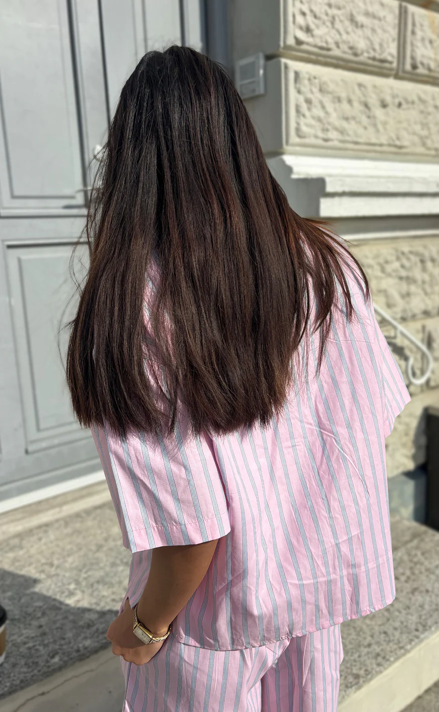 Say INA Copenhagen Skjorte - Marika - Pink Striped - Image 6