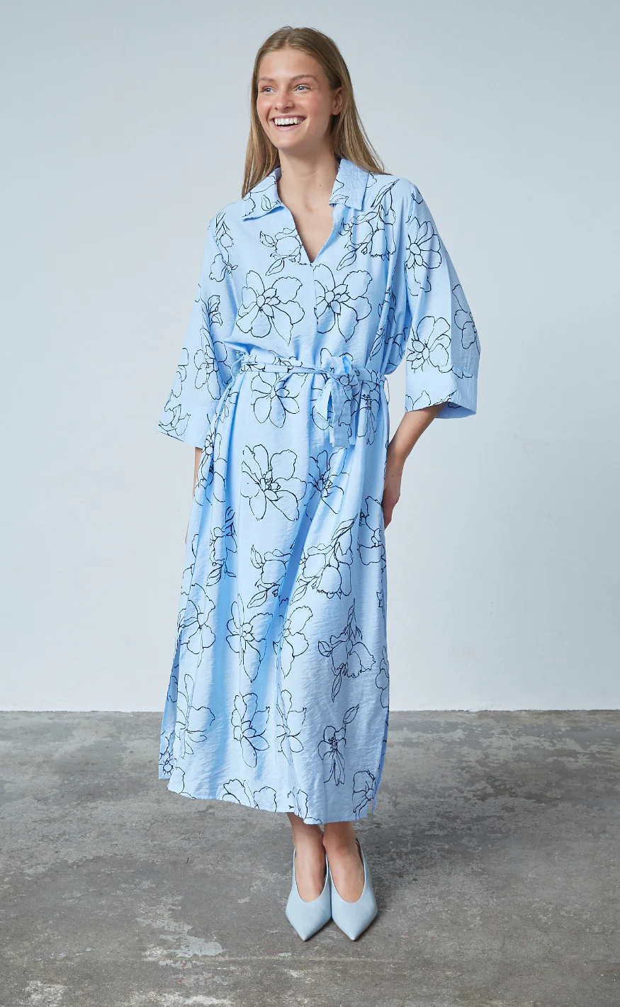 Sisters Point Kjole - Valya-DR - L. Blue/Navy - Image 2