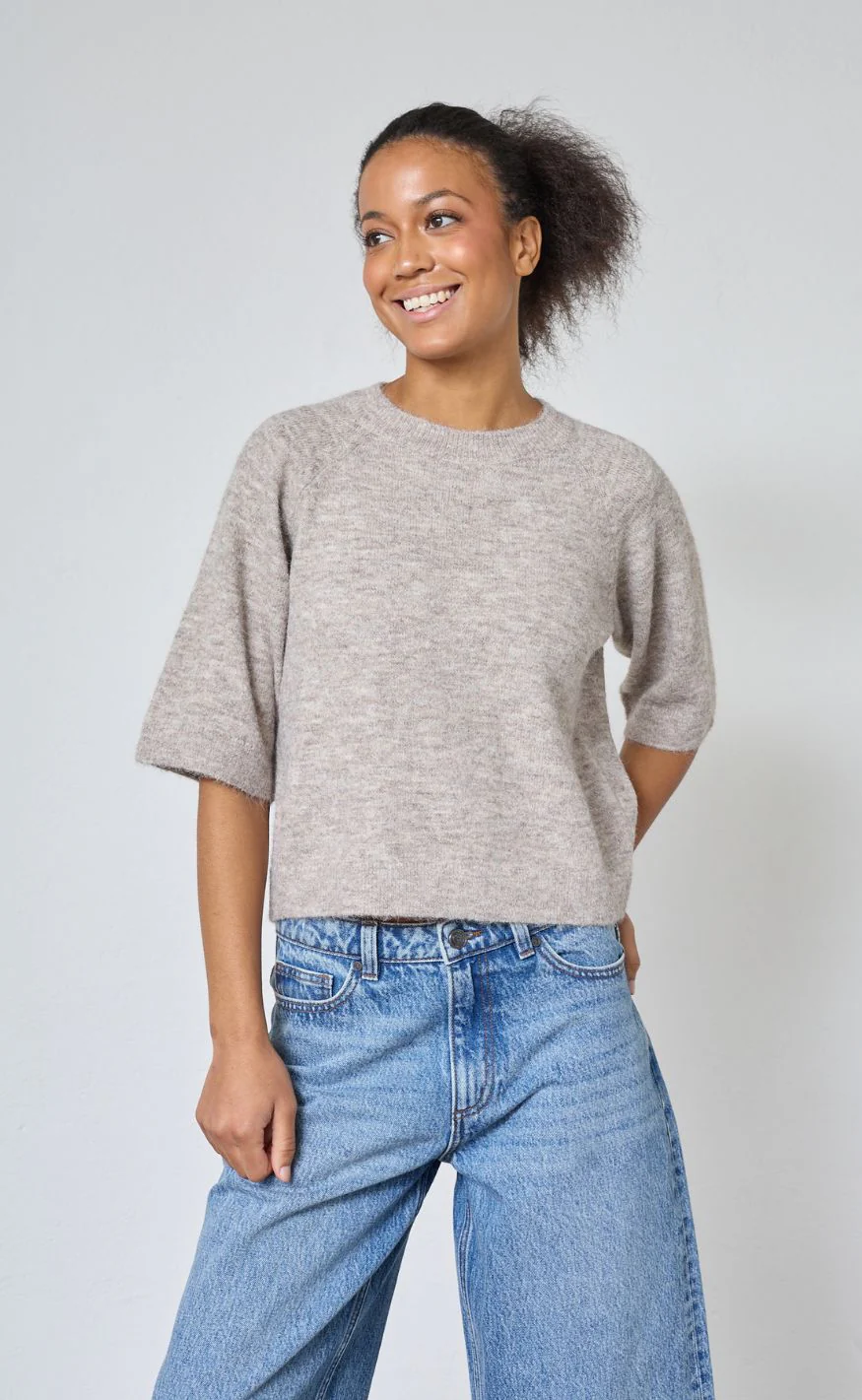 Sisters Point Pullover - KAPPO-PU - Sand Mel - Image 2