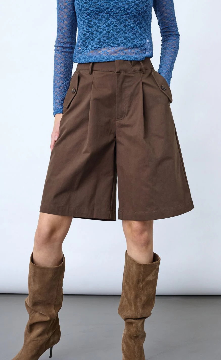 Sisters Point Shorts - EDITH-SHO - D. Chocolate - Image 2
