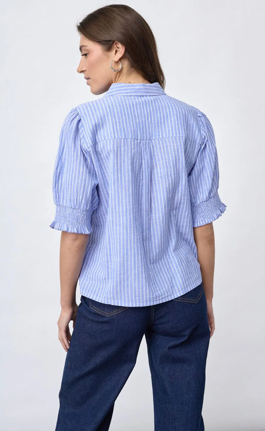 Sisters Point Skjorte - ISOLA-SS14 - Blue Stripes Beach - Image 9