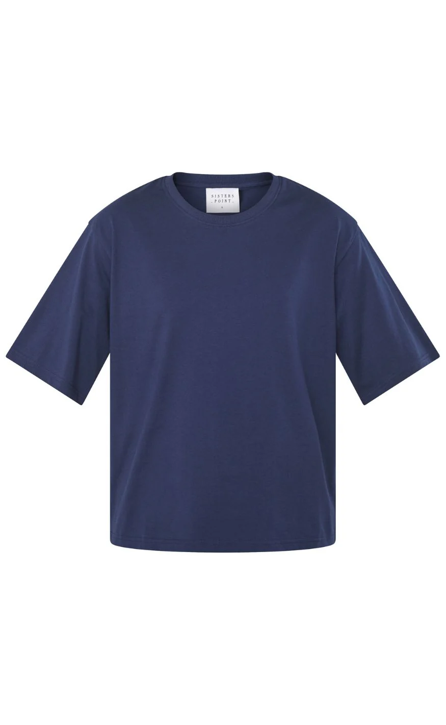 Sisters Point T-shirt - HEDA-LOOSE.SS - Navy - Image 2