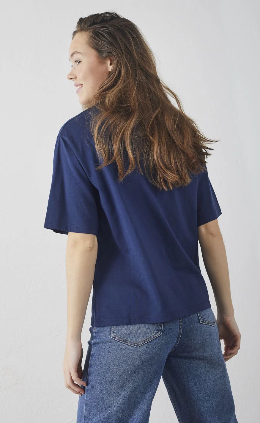 Sisters Point T-shirt - HEDA-LOOSE.SS - Navy - Image 3