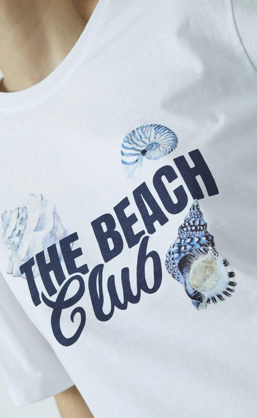 Sisters Point T-shirt - HEDA-LOOSE.SS12 - White/Navy - Image 5