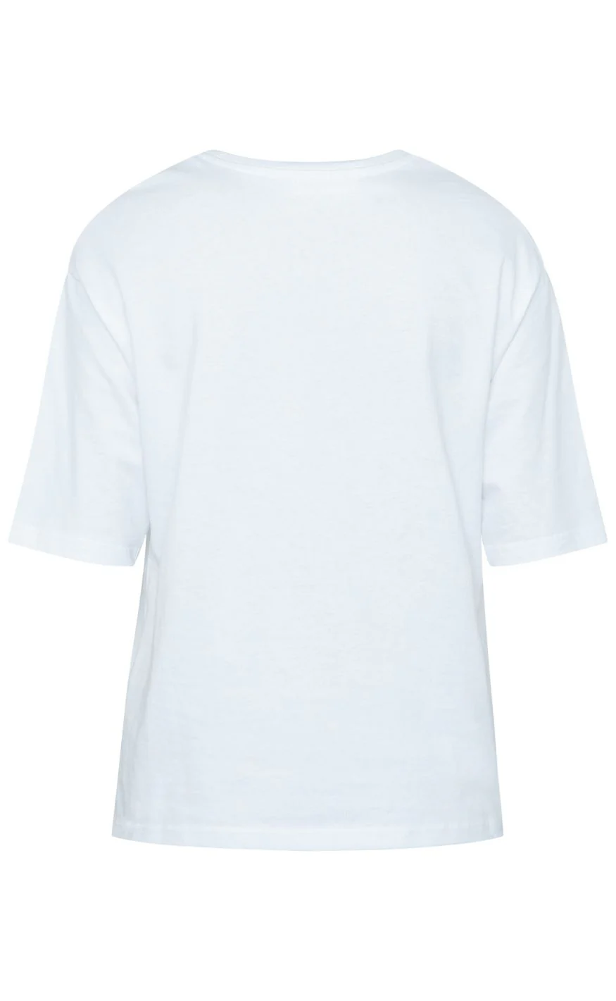 Sisters Point T-shirt - HEDA-LOOSE.SS14 - White/Multi - Image 4
